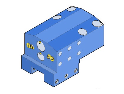 BMT BOLT PATTERN 45x80 BORING BAR TURNING HOLDER ID=25 mm ID=20 mm H=20 mm FOR OKUMA L250